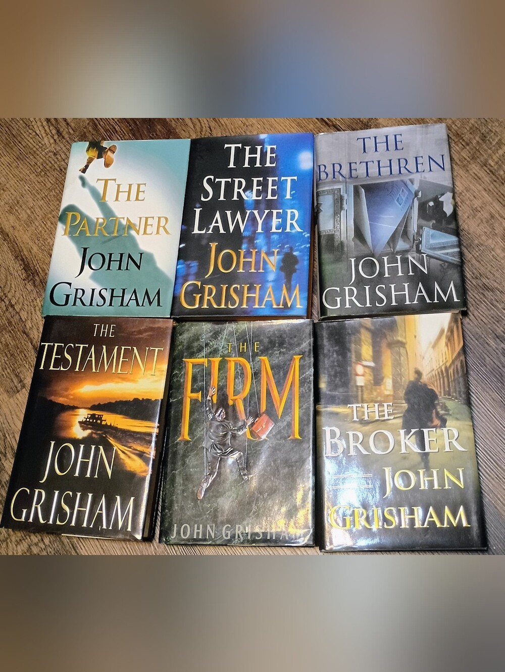 Five John Grisham Hardback Books These Five books are in Like-new Condition